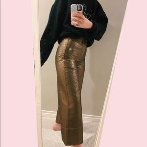 High wasted sparkly Madewell pants